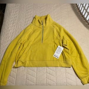 Lululemon Scuba Oversized Funnel Neck XL/XXL Soleil/Yellow